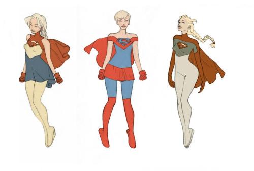 fuckyeahsuperheroines: Supergirl costume designs that are infinitely better than her current one by 