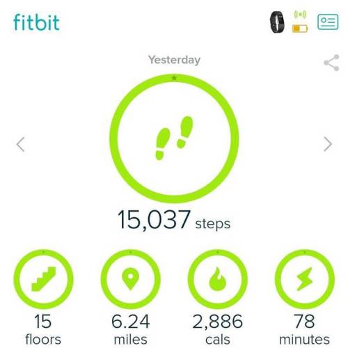 Killed it yesterday. My email for fitbit is TwoThornedRose@gmail.com add me if you have a fitbit!