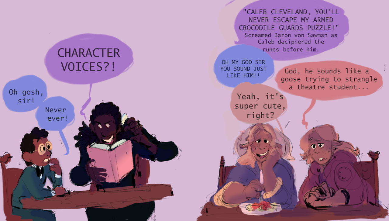 goosterbold:some taz doodles: taako loves his nerds so much, plus blanket man