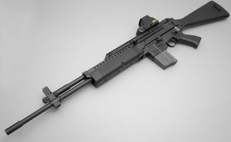 cerebralzero:  thearmedgentleman:  gunrunnerhell:  Robinson Arms M96 Based slightly