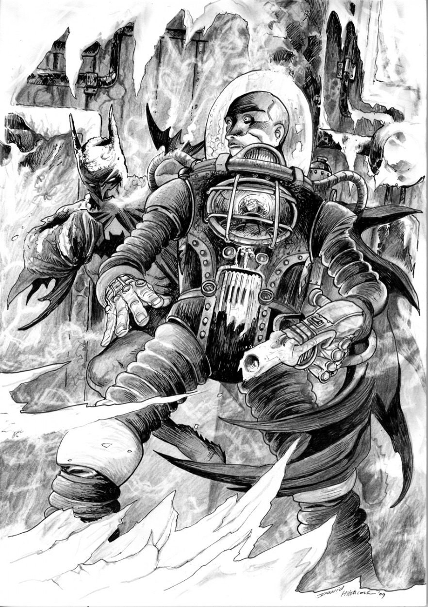 xombiedirge:  The Dark Knight by David Hitchcock