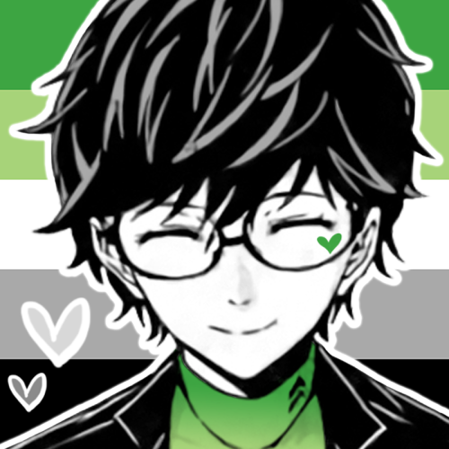 aromantic akira kurusu / ren amamiya (from persona 5) icons for anon! free 2 use, but pls put credit