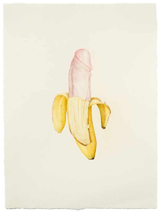 mysomethingtoremember:“Banana Dick” by Aurel Schmidt
