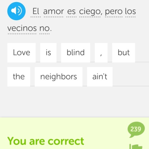 wtfduolingo: ???[image transcription: Spanish phrases say “I am a regular person”,&