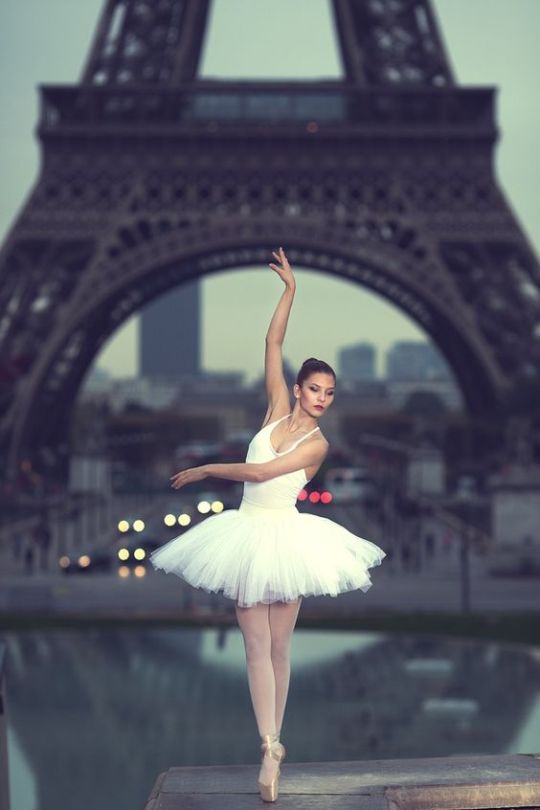 Photograph Eiffel Ballerina by Stephane Pironon on 500px #eiffeltower#ballerina#ballet#dance#dancer#on pointe#ballerina shoes#photography #photo of the day  #picture of the day