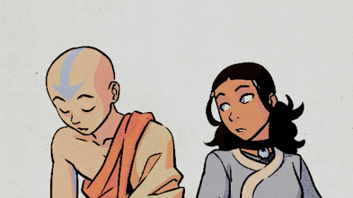 watrebend:katara & aang in imbalance part 3.