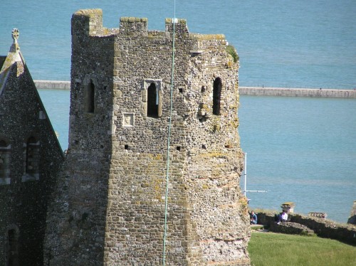 The Roman Lighthouse near Dover Castle was for a long time considered the oldest Roman lighthouse in