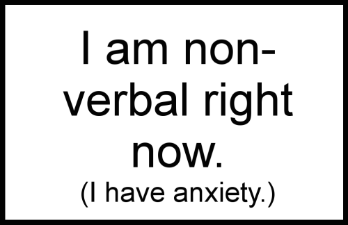 autisticadvocacy:  aroaceobiwan:Both a friend of mine and I have had partial non-verbal days recently. I had forgotten how frustrating they can be, especially the people around you don’t know what’s going on and you’re not sure how to communicate