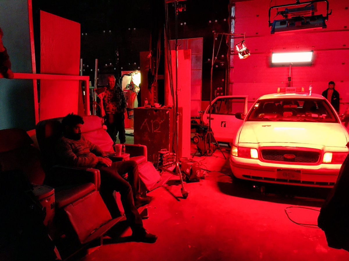 stzamericangods:Behind the scenes of episode 3 by Mousa Kraish.
