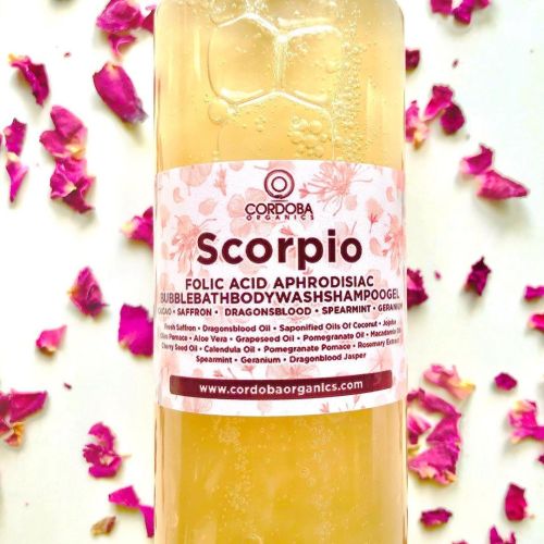 Scorpio BubbleBathBodyWashShampoo ♏️ Never grainy. Always smooth.  Made with over 7 healing herbs. P