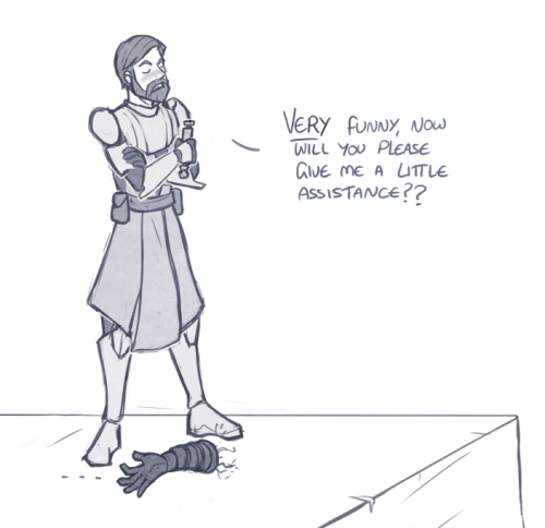 critter-of-habit: More dumb arm jokes because Anakin would