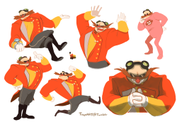 tuyoart:  drew a buncha eggmen (sonic boom fanart) 