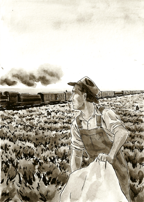 anintelligentoctopus: Inktober Day 2 “I’ve been hittin’ some hard harvestin’