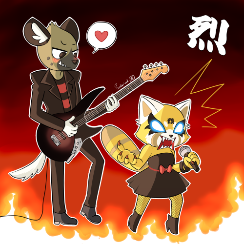 solariads-special-hell: I just want to see Retsuko and Haida in a death metal band.