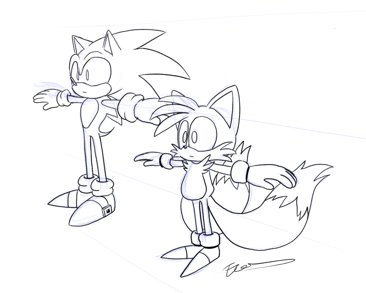 Todo o dia uma art do Tails para apreciarmos sua fofura e perfeição