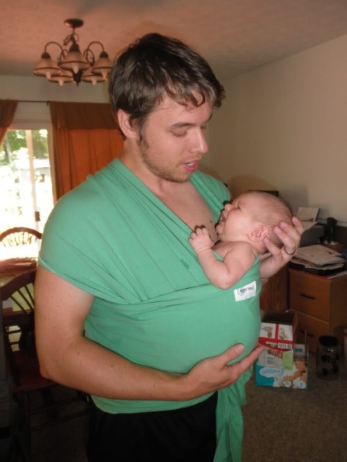 fuckyeahmumblrs:  Here are some baby wearing dads from google because why not. 