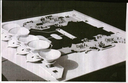 A proposal for the Baghdad Race Course by Hisham Munir [1978-1983]. “The ownership and competitive r