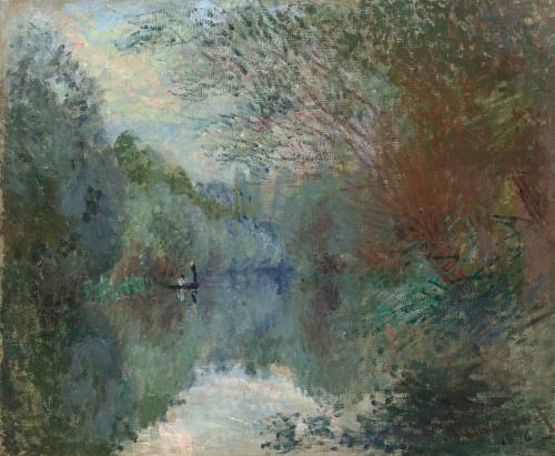 In 1876 Monet travelled to the small, quiet hamlet of Montgeron, France, at the invitation of his fr