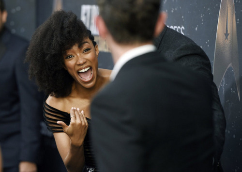 dolphinsmooth9: Sonequa Martin-Green at Star Trek Discovery’s premiere in LA, 2017