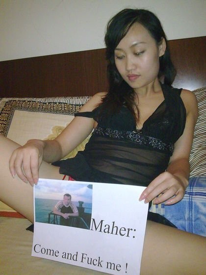 yellowhoriental: Liu Yu Shan is a ordinary china woman, eats sleeps and fucks white cock! Yu Shan ha