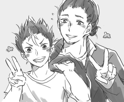 aokamei:  Whoops been busy with summer research…have some Haikyuu as my apologies.