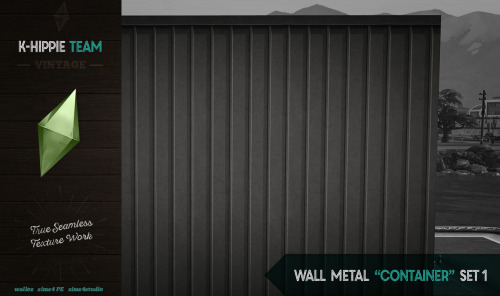 7 WALLS - METAL CONTAINER - SET 1So now you are into cargotecture. You need it grunge, because havin