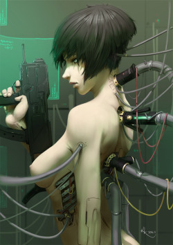 souracid:  Some Ghost in the Shell fanart