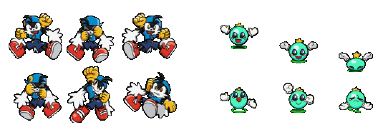 KLONOA ARCHIVES on X: A full sheet of the sprites that are used during  Taiko no Tatsujin: Tatakon de Dodon ga Don's Stepping Wind song have been  uploaded to The Spriters Resource!