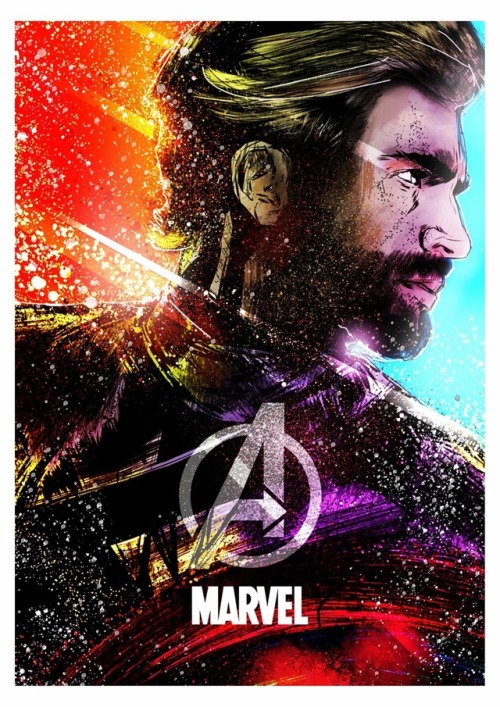 My Captain America Infinity War illustration