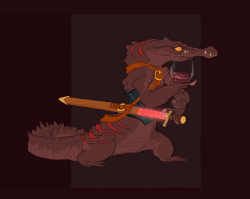 tasteslikeanya:  Final croc for the stylize animal challenge over on DA. I was originally only going to use the Reckless Deck cards I picked for rough exploratory sketches to loosen up, but in the end I couldn’t go past a crocodile in a corset sipping