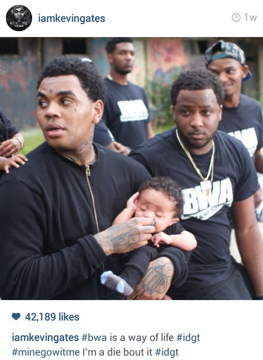 hersheywrites:  trappunzelll:  Kevin Gates has the cutest kids. 😍😍  Always