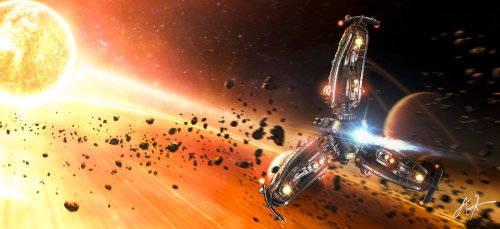 alienspaceshipcentral:  bellatorinmachina:  by Antonis Karidis  If you like these posts I think you might like our Youtube Channel if you want more to see, Hope you Enjoy