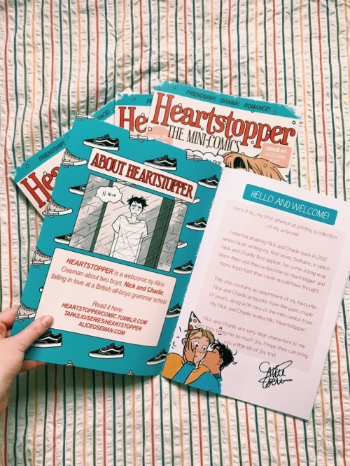 heartstoppercomic:Introducing… the first ever Heartstopper zine, now available to purchase from my a