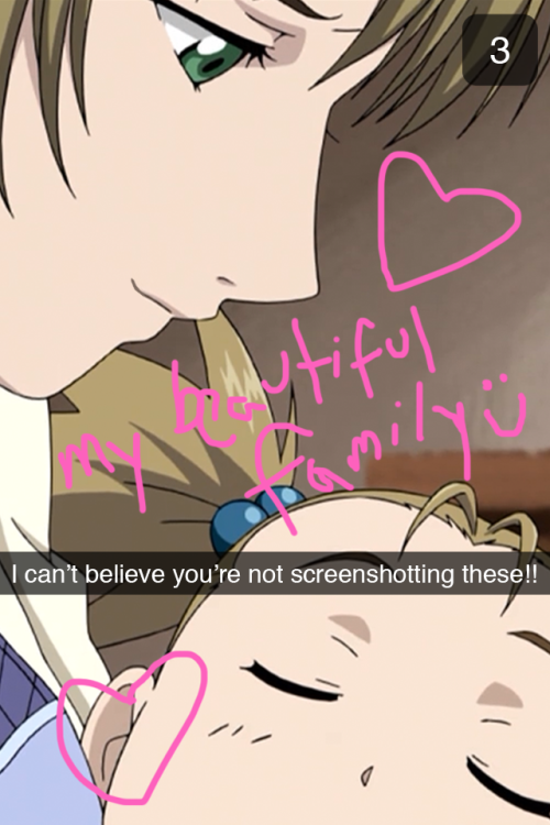 snapsfromcentral:snaps from central: sent from maes hughes → roy mustang 