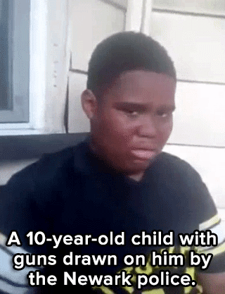 the-movemnt:Newark police chased 10-year-old Legend Preston because they thought he was an adult.Ten