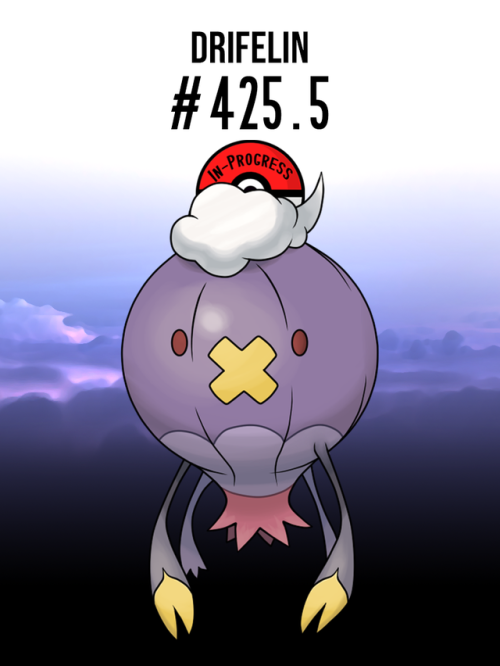 inprogresspokemon: #425.5 - Drifloon are formed by the spirits of people and Pokemon. Wild Drifloon 