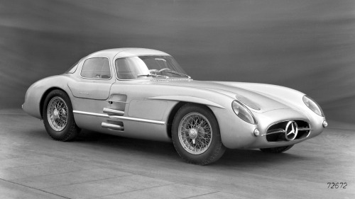  1955 Mercedes-Benz 300 SLR Uhlenhaut Coupé ! The car is one of only two prototype racers developed 