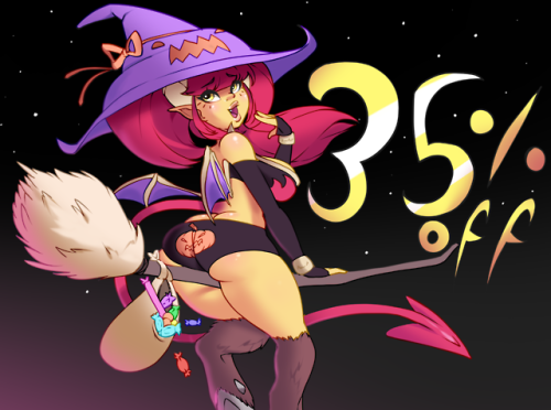 Hi, Wings of Vi is 35% off for halloween &lsquo;v &rsquo; made this cute art of moogi bein a