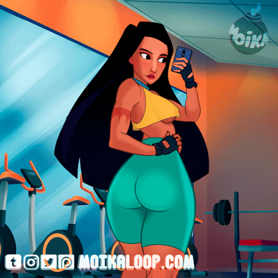 moikaloop:  PocahontASS By Moika!Find the high resolution &amp; NSFW versions