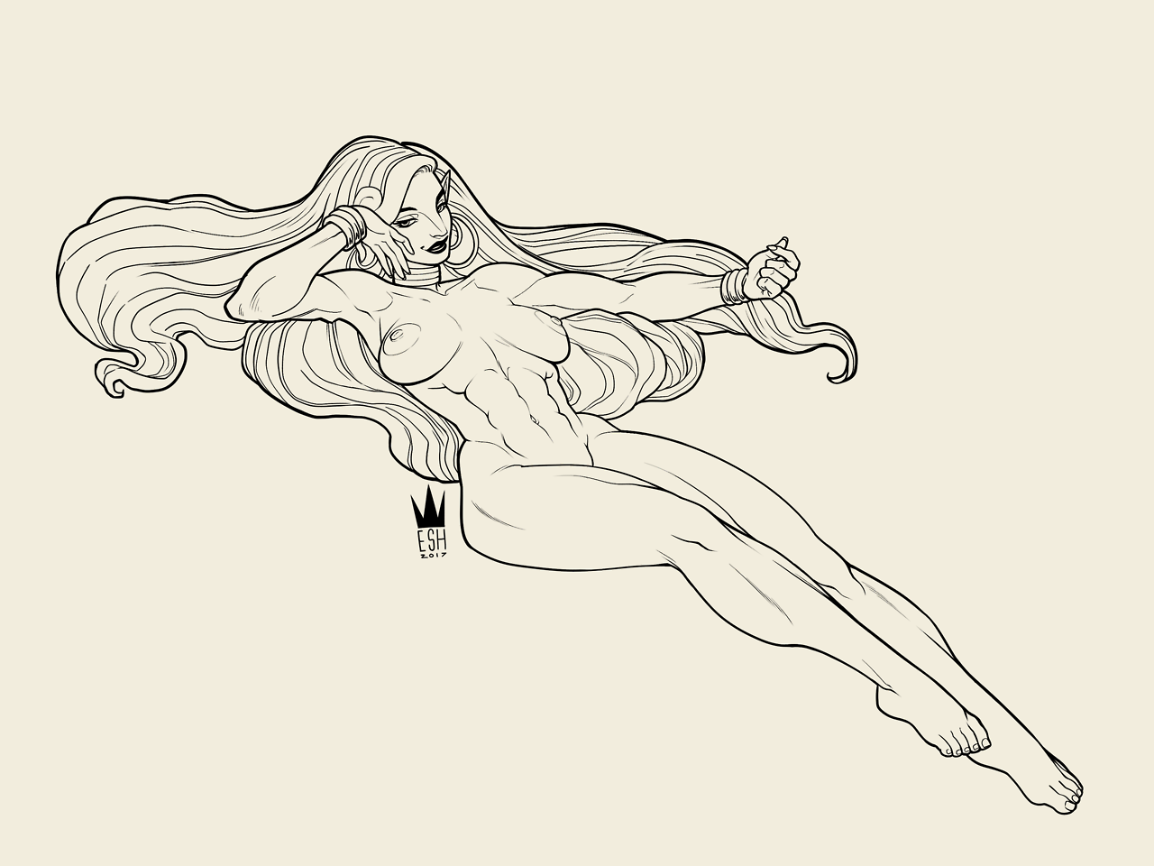 f-ingart:  SFW version here.  Lady Urbosa from The Legend of Zelda: Breath of the