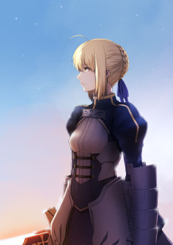 riaxa:  Saber by shunFate/Stay Night ※Permission