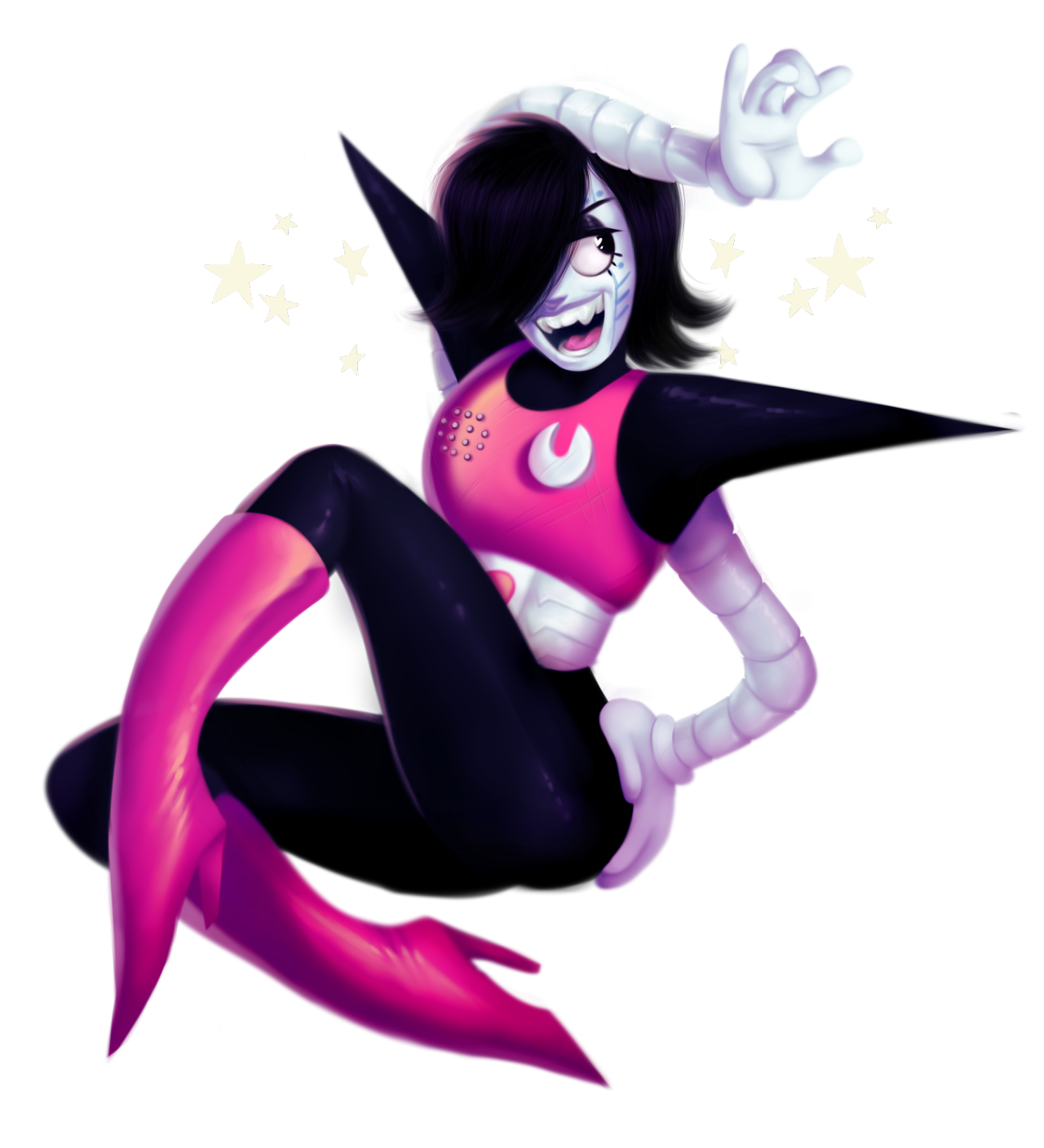 saxxymax: transparent mettaton for ur entertainment (drag it for stars)