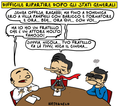 La triste realtà Tornare alla triste realtà - la mia vignetta per Il Fatto Quotidiano oggi in edicol