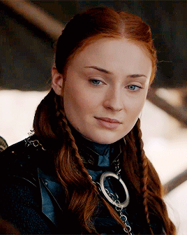 ohsansas:Sansa’s hairstyle in 8.06 (requested by anonymous)
