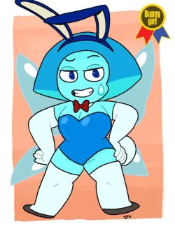 eyzmaster:Bunny Girl Jam 2017 09 Aquamarine by theEyZmaster &gt; u&lt; &lt;3 &lt;3 &lt;3