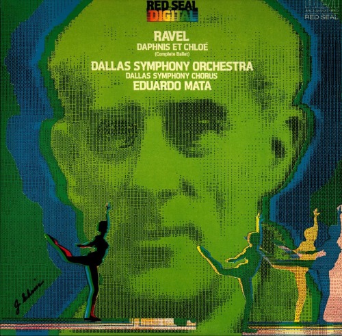 Jeffrey Schrier, cover artwork for Ravel Daphnis et Chloe with Dallas Symphony Orchestra / Eduardo M