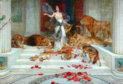 taf-art:  Circe (1889). Wright Barker.