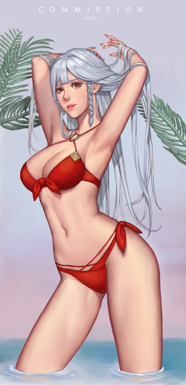 Bikini girl (BGY) IZU https://www.artstation.com/artwork/qAmPDN