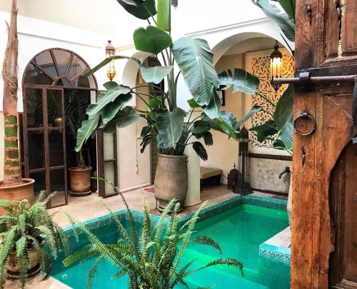 Patio del @riadpalaciodelasespecias Esa piscina lleva tu nombre&hellip; ...#riadmarrakech #mydearmor