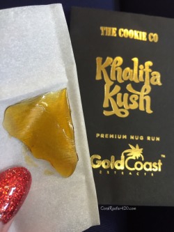 coralreefer420:  Khalifa Kush nug run shatter from Florin Wellness Center 